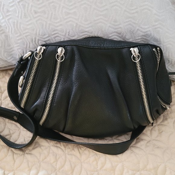 Botkier Handbags - BOTKIER LEATHER CROSSBODY 8” x 11” silver hardware